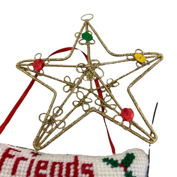 Christmas Ornaments Assortment 7 Pieces Retro Holiday Jingle bell Snowman Music - Picture 4 of 8